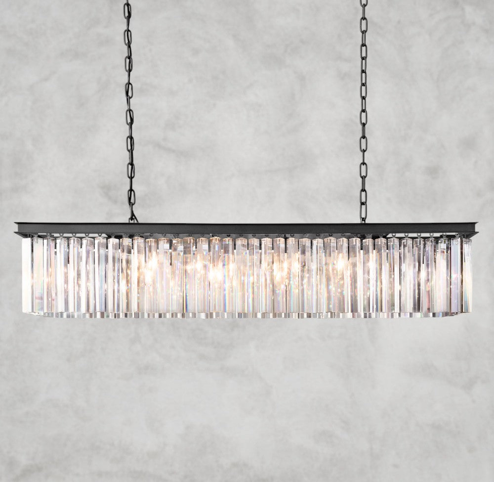 Rhys Rectangular Chandelier 49", 60"